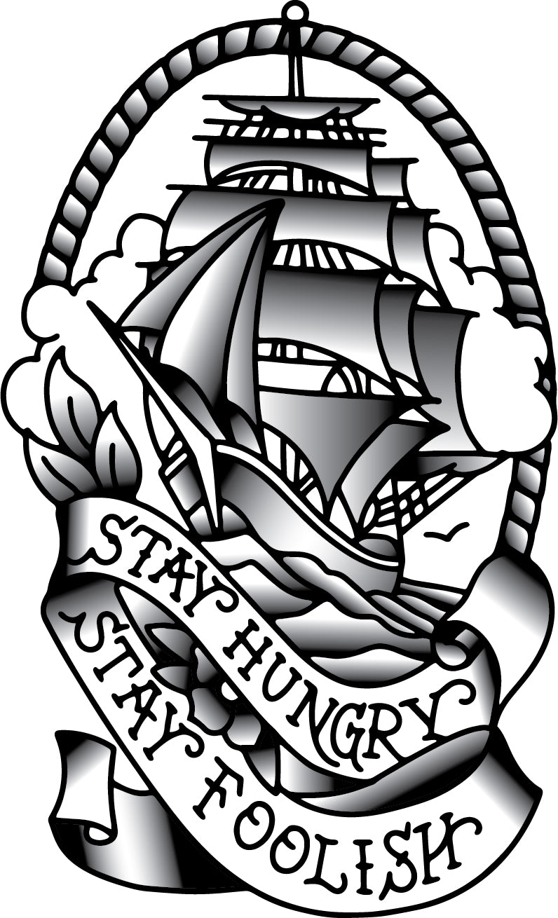 Harpoon Larry DG - Stay Hungry, Stay Foolish Shirt